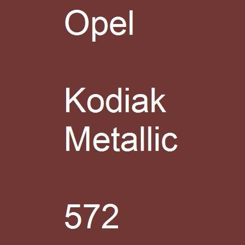 Opel, Kodiak Metallic, 572.